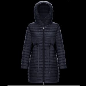 Moncler Barbel Night Blue Down Coat/Jacket